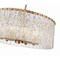 Z-Lite Glacier Chandelier, 10-Light, 26.75 In.W x 11 In.H, Modern Gold/Clear 1943P26-MGLD - alternate 7